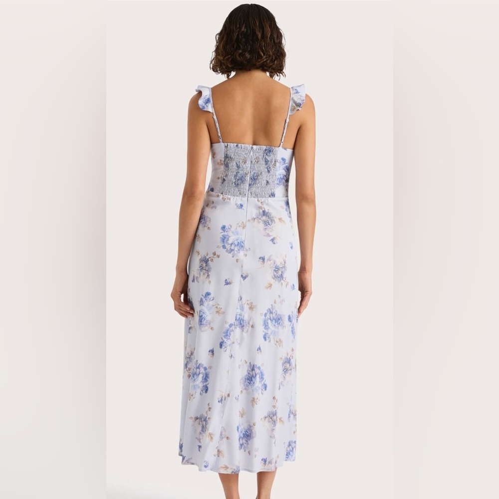 Anthropologie Dress Leona Floral Lilac NWT SIZE 2 - Picture 3 of 10